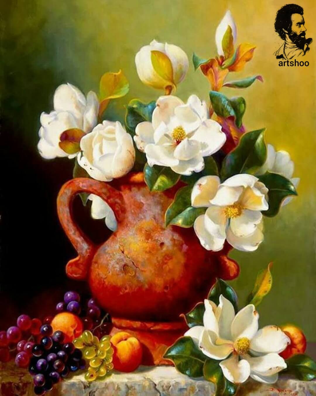 آموزش نقاشی رنگ روغن